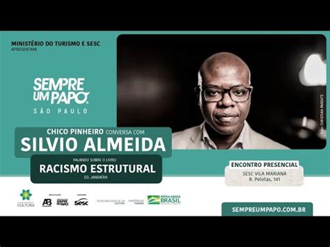 S Lvio Almeida Participa Do Sempreumpapo No Sesc Vila Mariana Youtube