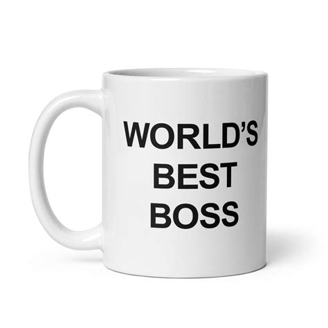 World S Best Boss Mug Etsy