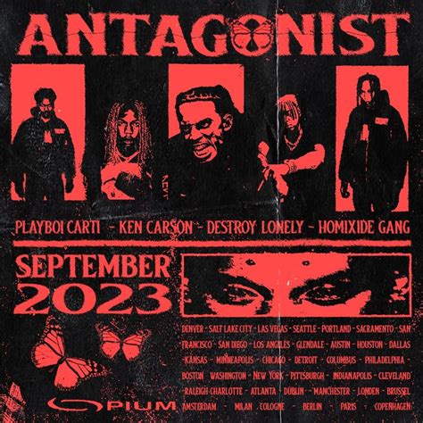 Playboi Carti ANTAGONIST Tour Las Vegas City Antagonist Tours