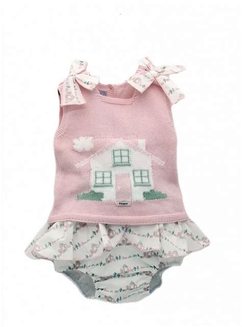 Conjunto para niña colección Casitas de Foque Lacasitadeblanca es