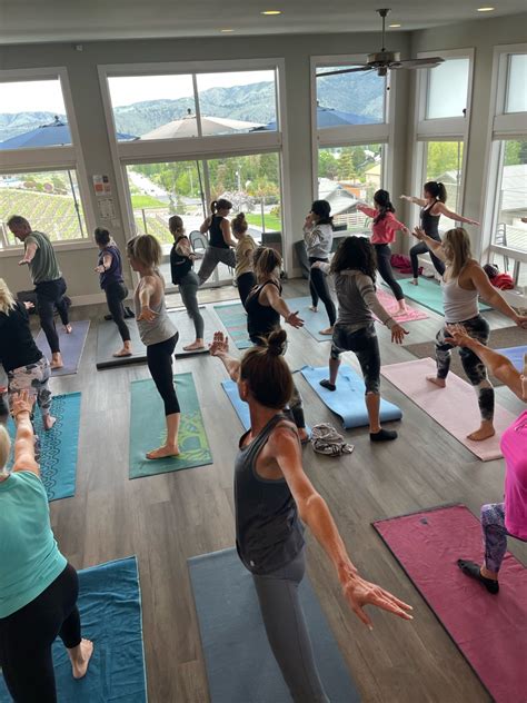 Yoga Wine At Amos Rome Vineyards Lake Chelan Chamber Of Commerce