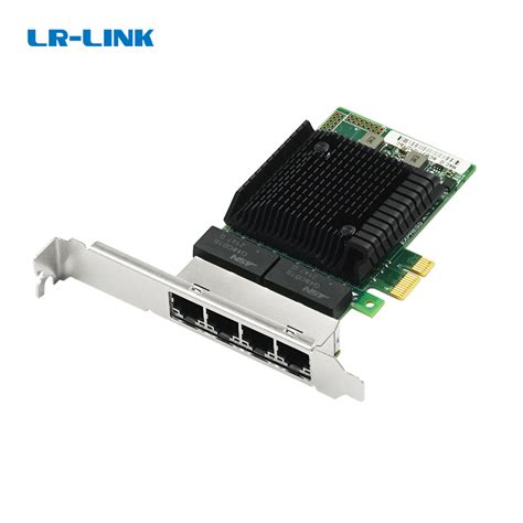 Pcie X4 四电口千兆以太网网络适配器 （wx1860）国产四口千兆网卡四口千兆网卡推荐 Lr Link联瑞官网