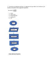 Actividadalgoritmos Docx Construya Un Diagrama De Flujo Y