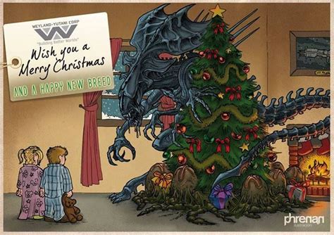 A Weyland Yutani Christmas Xenomorph Predator Alien Vs Predator