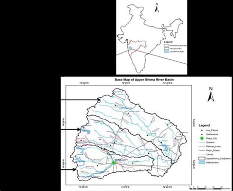 Bhima River Map