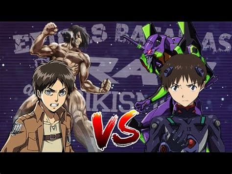 Eren Jeager vs Shinji Ikari Épicas Batallas de Rap del Frikismo YouTube