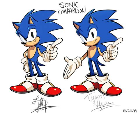 Sonic - Original by Tyson Hesse by LukeTheAnimator on DeviantArt