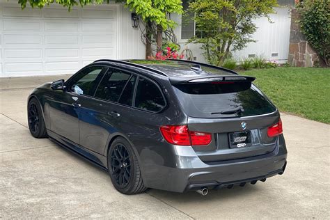 Bmw F31 Wagon 3 Series With 18 Ec 7 Wheels In Satin Black