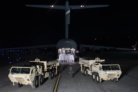 U S Starts Deploying Thaad Antimissile System In South Korea After