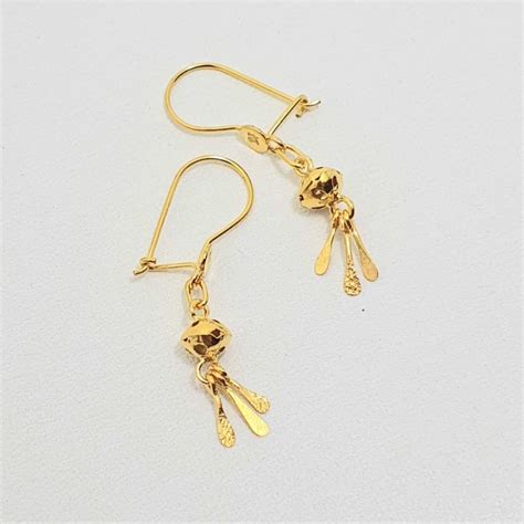 Jual Anting Desi Emas Muda Bandul Bola Rumbai Gram Shopee Indonesia