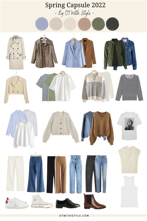 Spring 2022 Capsule Wardrobe OT With Style Capsule Wardrobe Women