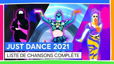 Just Dance Liste De Chansons Compl Te Youtube