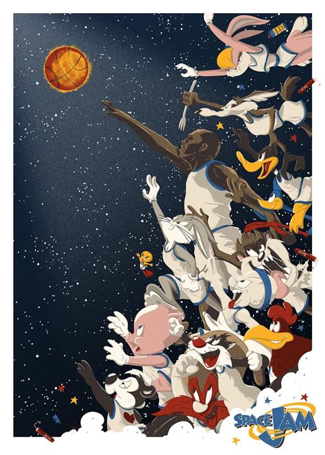 Space Jam (1996) [2925 4096] by Simon Delart | Looney tunes wallpaper ...