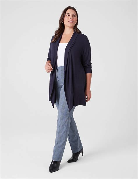 Classic Long Sleeve Double Face Rib Lanebryant