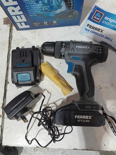 Ferrex PRO Cordless Brushless Hammer Drill KIt Commercial Industrial