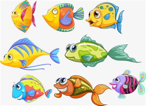 Colorful fish clip art PNG - Similar PNG, fish clip