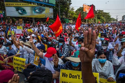 Myanmar Coup Protests Are Growing Defying Threats And Snipers The