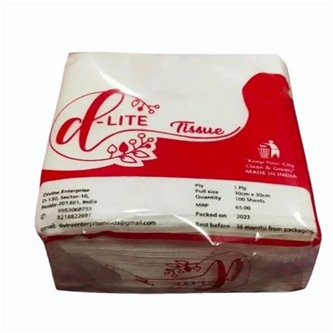 80 Sheet 1 Ply Soft Tissue Paper At Rs 20pack Cleaning Tissue In