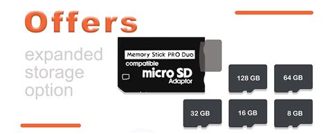 Psp Memory Stick Adapter Funturbo Micro Sd To Memory Stick Pro Duo