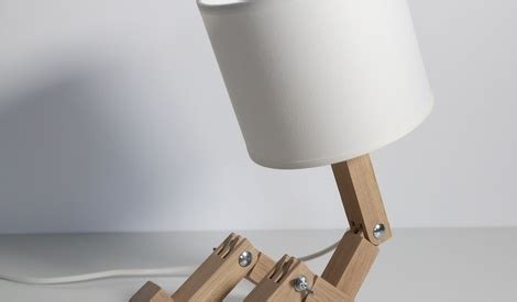 Lampe bonhomme par Atelier Ebénix sur L Air du Bois