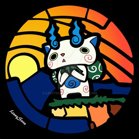 Yokai Watch Komasan Medallium Ilustrado By Linxysora On Deviantart