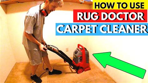 How To Use A Rug Doctor Carpet Cleaning Machine Real Life Diy Youtube