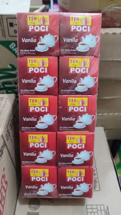 Teh Cap Poci Bubuk Teh Hitam Seduh 1 Pak Isi 10 Pcs Teh Enak Dan