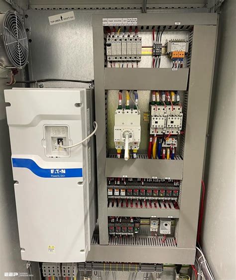 Inside Variable Frequency Drive VFD Panel Configuration Schematics