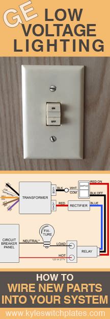 Kyle Switch Plates How To Replace A Low Voltage Ge Switch And Relay