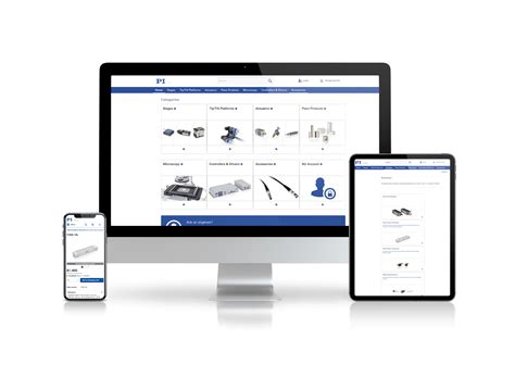 PI Online Shop Goes Live Physik Instrumente PI GmbH Co KG Story