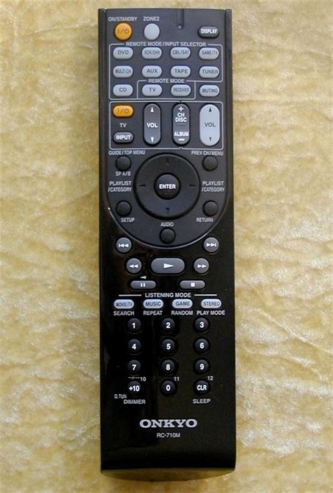 ONKYO REMOTE CONTROL RC 710M HT S7100 TX SR606 TC SR606S AV RECEIVER