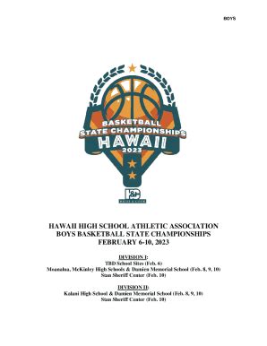 Fillable Online High school basketball playoffs: Start dates in every ...