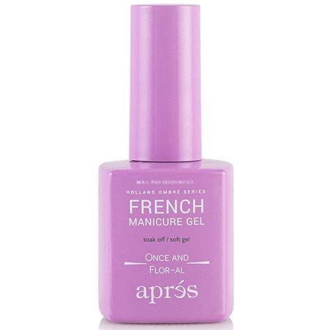 Aprés Nail French Manicure Gel Nail Polish Once And Flor Al 15ml