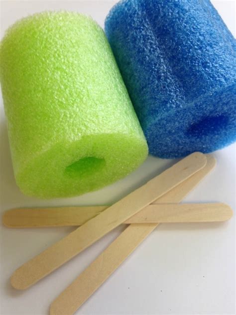 Pool Noodle Flower Craft For Kids