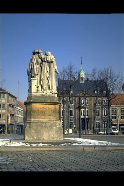 Statue Of Hubert And Jan Van Eyck Maaseik