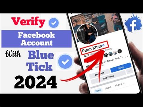 How To Verify Facebook Account With Blue Tick How To Get