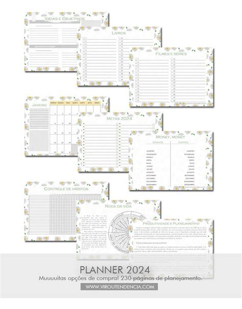 Planner Para Imprimir Muuuitas Op Es De Planners Digitais Para