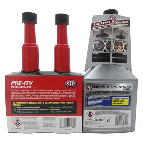 Aditivo De Moto Stp Pack Pre Itv Tratamiento Para Res Gasolina Ml