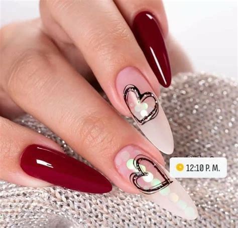 Stylemos Linktree Valentines Day Nails Red Nails Nail Designs