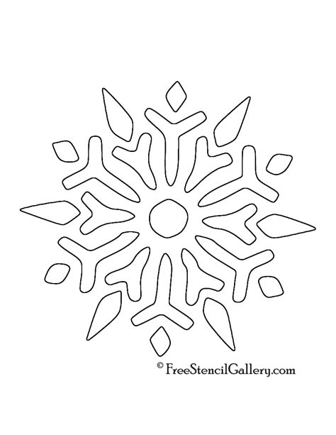 Printable Snowflake Stencils | www.imgkid.com - The Image Kid Has It!