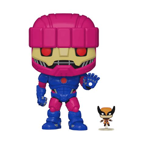 Buy Pop Jumbo Sentinel With Wolverine At Funko