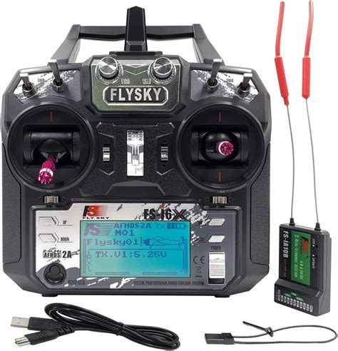 Amazon DTXMX Flysky FS I6X 10CH Radio Transmitter And Receiver FS