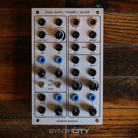 Random Source Serge 4u 4x4 Dual Gate Timbre Mixer Reverb