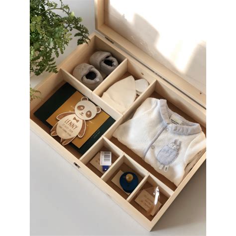 Coffret de naissance personnalisé en bois Print Your Love