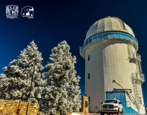 Durante su visita en el OAN SPM Observatorio Astronómico Nacional San