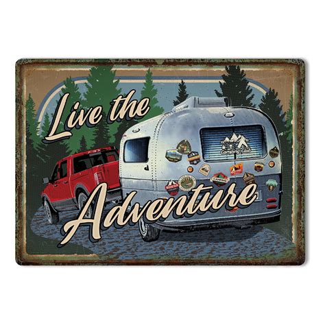 Rivers Edge® Tin Sign Live The Adventure Cabelas Canada