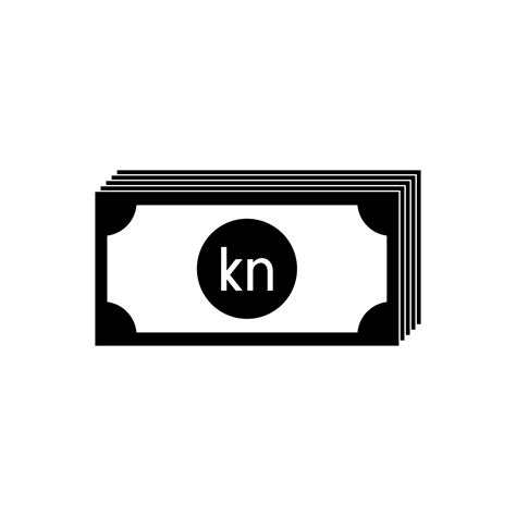 Croatia Currency Symbol, Croatian Kuna Icon, HRK Sign. Vector ...