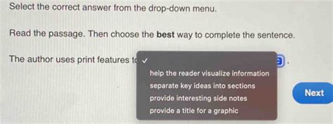 Solved Select The Correct Answer From The Drop Down Menu Read The