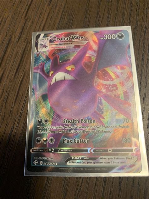 Pokémon TCG Crobat VMAX Shining Fates 045 072 Holo Ultra Rare eBay