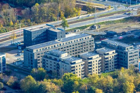 Bochum Aus Der Vogelperspektive Baustelle Zum Neubau Einer